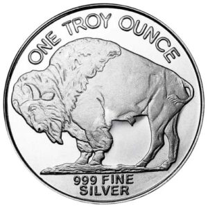 Silver Buffalo Round