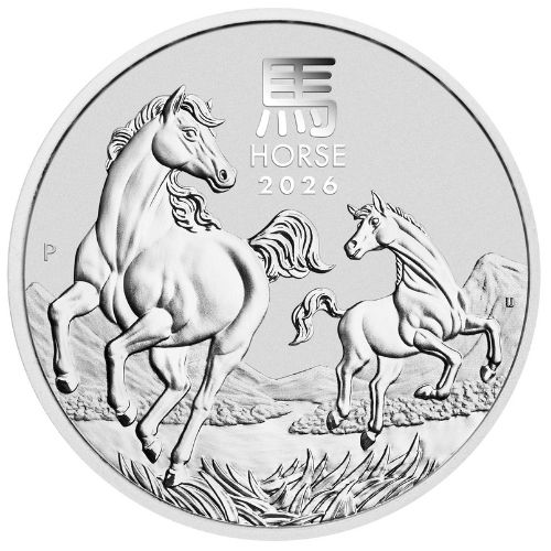 2026 One ounce Silver Perth Mint Horse (Lunar Series)